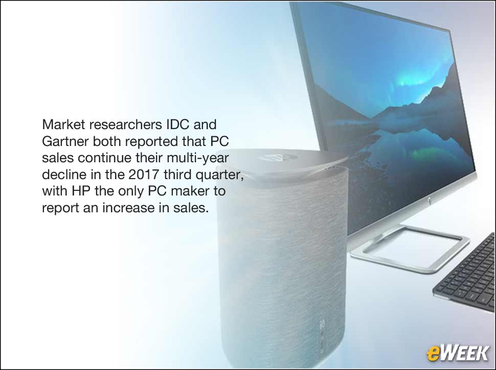 1 - HP Lone PC Maker to Defy Worldwide PC Sales Slowdown in Third Quarter