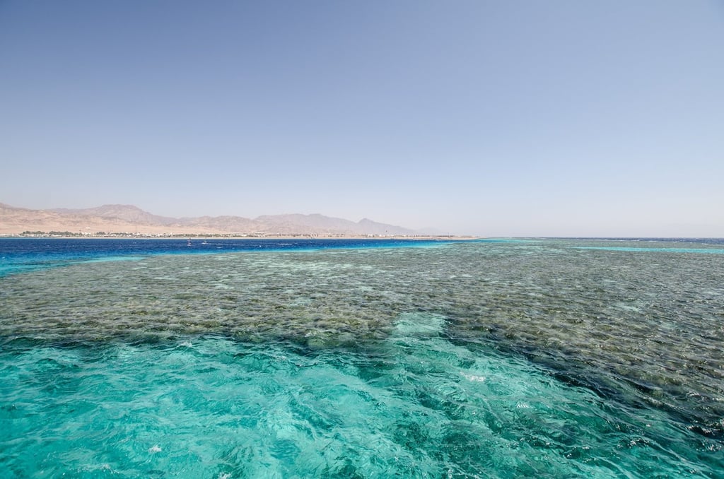 Vibrant waters and coral landscape of Red Sea