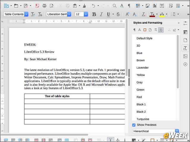 5 - Table Formatting Gets New Menu System