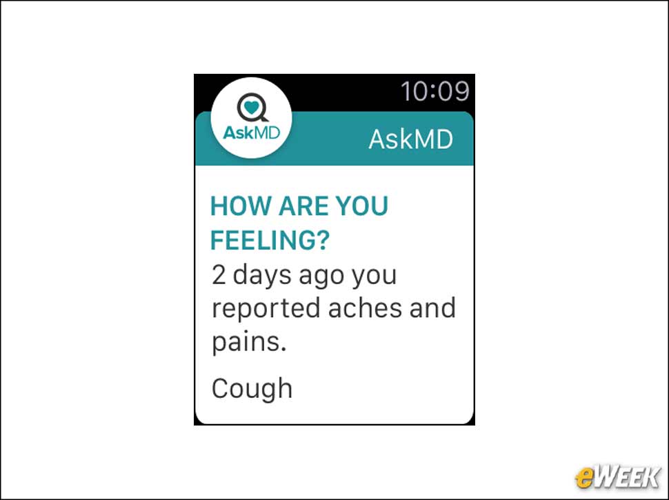 7 - AskMD Tracks Symptoms