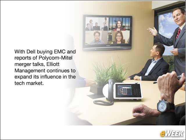 1 - Elliott's Broad Influence in Tech Market Includes EMC, Polycom, Others