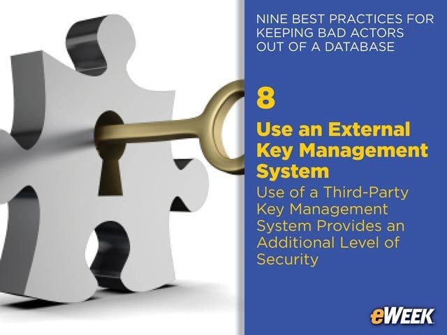 Use an External Key Management System