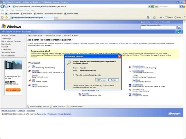 Internet Explorer Beta 2