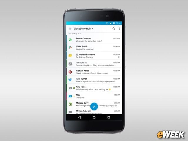 BlackBerry's Built-In Apps Are Everywhere