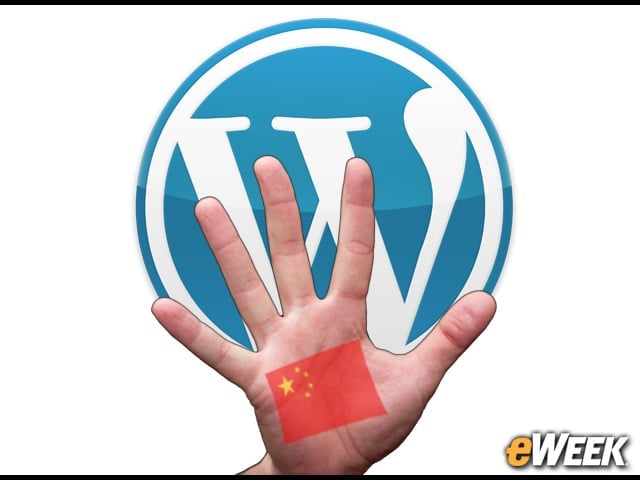 WordPress Doesn't Play Well in China Either
