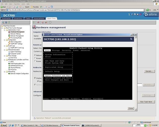 eWEEK Labs Walk-Through: Altiris Manageability Toolkit