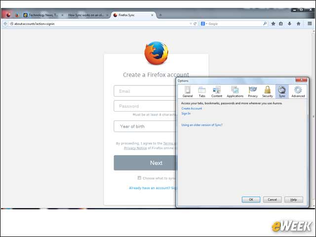 9 - Firefox Sync Is Reinvented With User Accounts