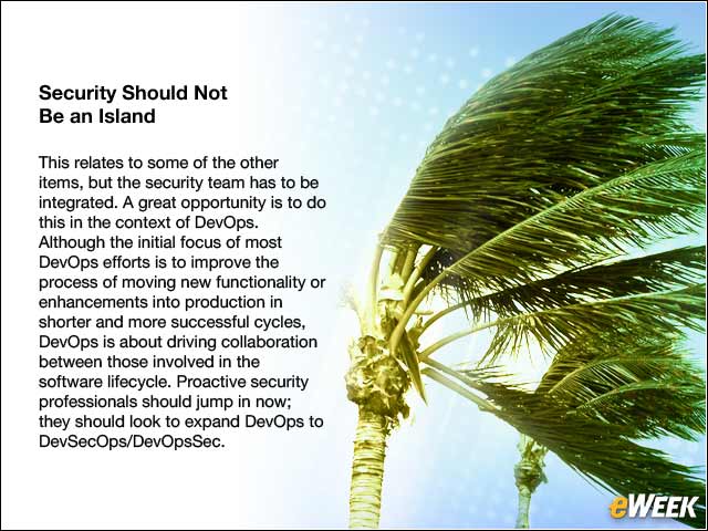 9 - Security Should Not Be an Island