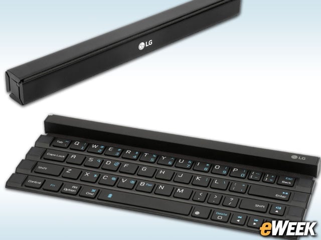 LG's Rolly Rollable Portable Keyboard