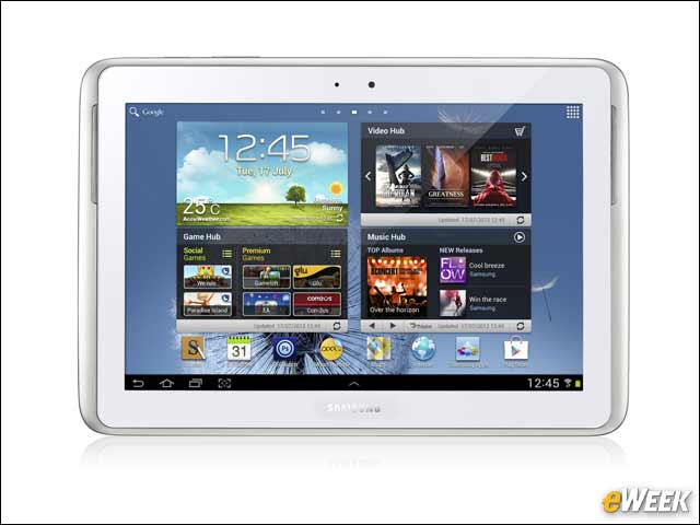 3 - Samsung Galaxy Note 10.1 Sports Innovative Interface