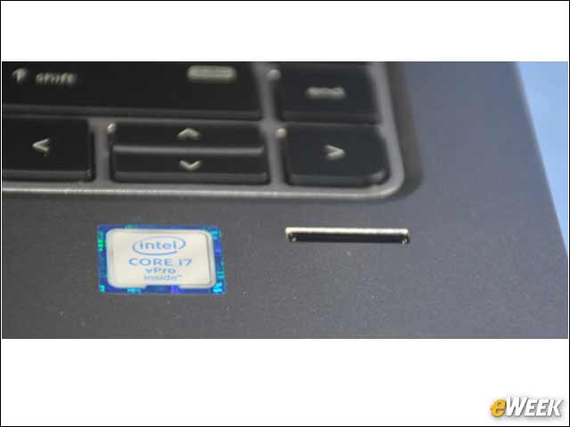 3 - HP Built the Fingerprint Reader into the Palm Rest