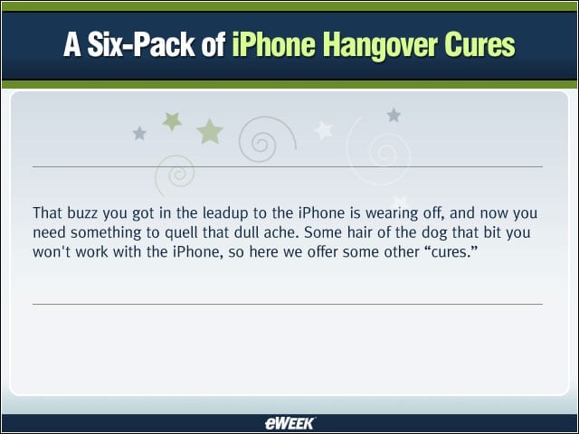 A Six-Pack of iPhone Hangover Cures