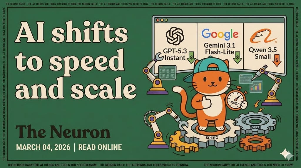 The Neuron featured image on how AI platforms upscale their models with cheaper prices.