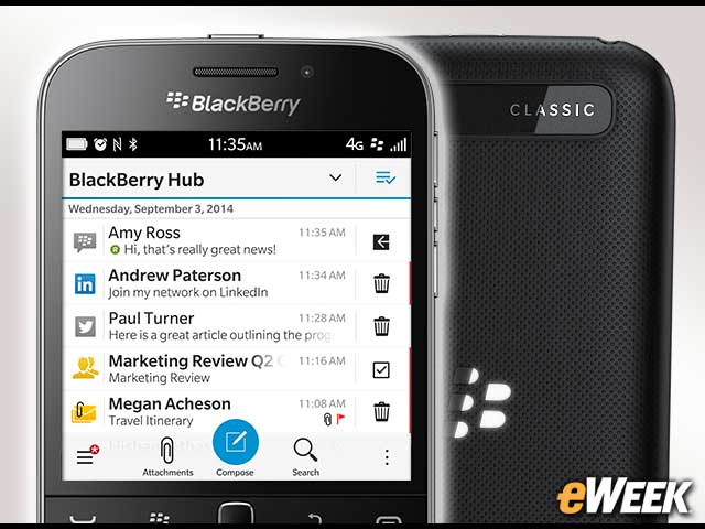 BlackBerry Classic Goes Back to the Future With Latest Smartphone