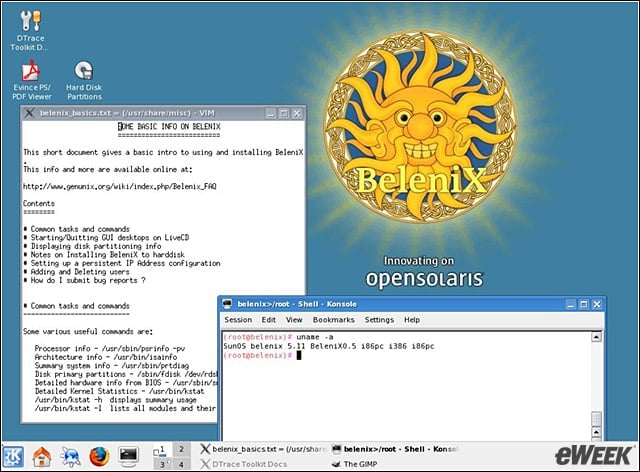 eWEEK Labs Walk-Through: OpenSolaris-Based Distros