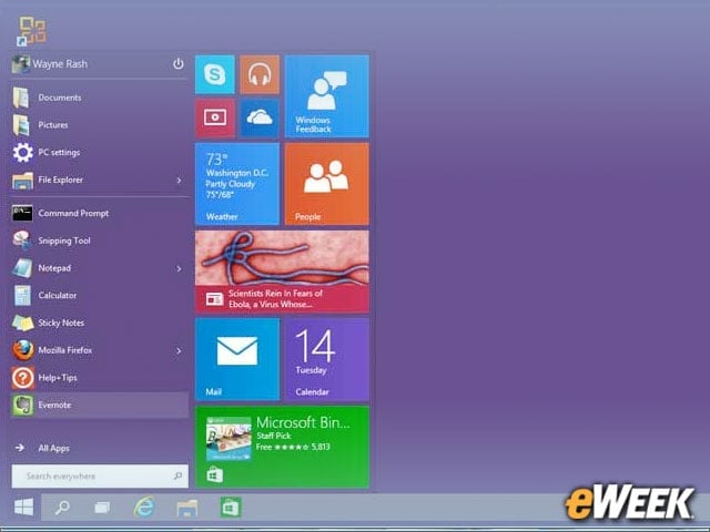 The Tablet Runs Windows