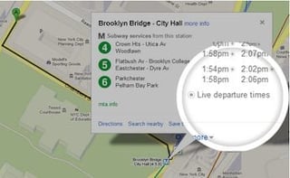 Google Maps Offers Mass Transit Info for NYC, DC, Salt Lake City