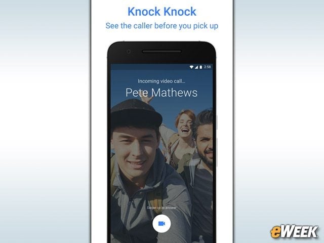 There's a Neat 'Knock Knock' Feature