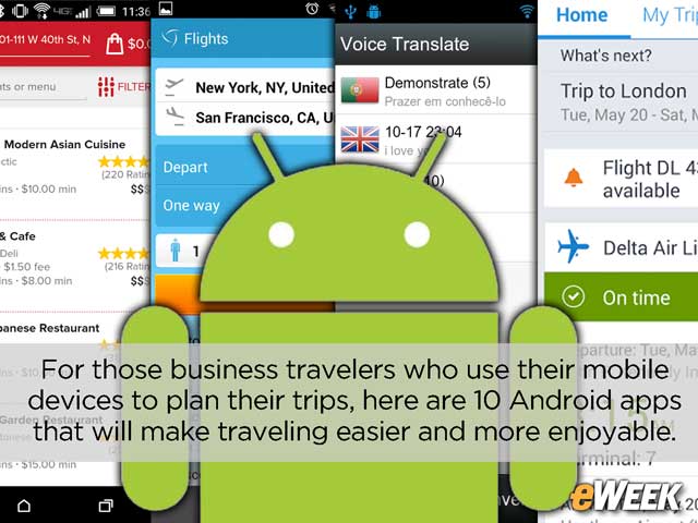 10 Android Apps for the Modern Business Traveler