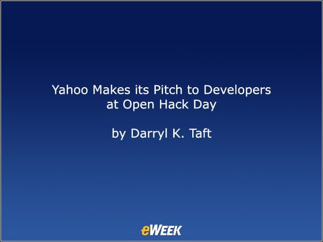 Yahoo Makes Its Pitch to Developers at Open Hack Day