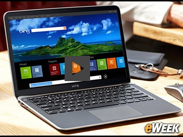 Dell XPS 13 Is Touch-Friendly