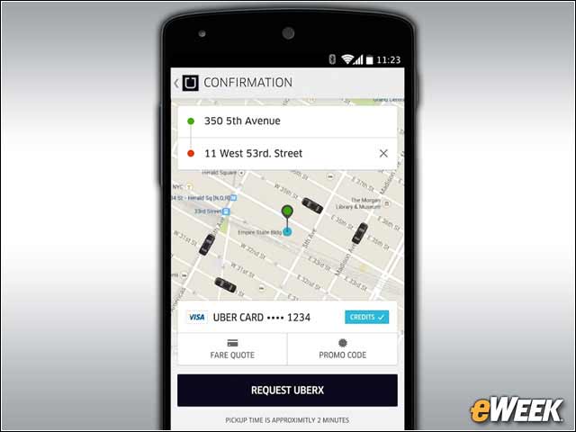 8 - Get a Car with Uber