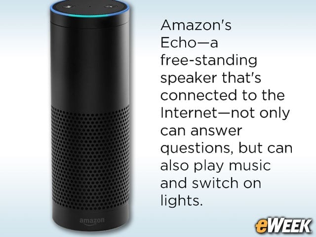 Amazon Echo Builds a Virtual Assistant Into a Home, Office Speaker