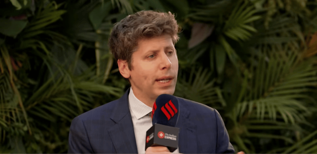 Sam Altman talking.
