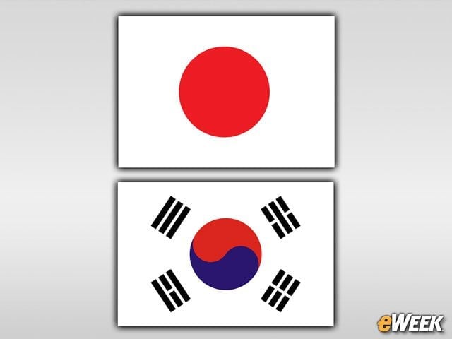 The U.S. Trails Japan, South Korea in Connections