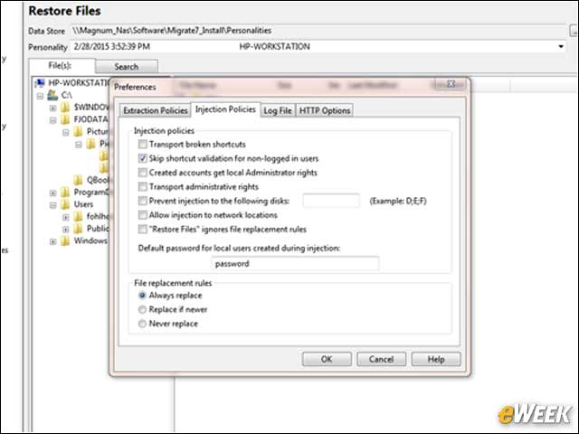 12 - Migrate7 Lets Users Set Injection Policies