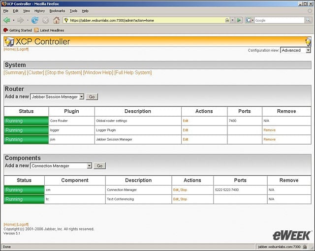 eWEEK Labs Walk-Through: Jabber XCP 5.1