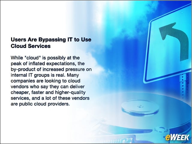 Users Are Bypassing IT to Use Cloud Services