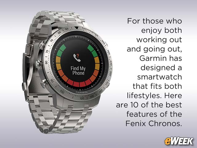 Garmin's Fenix Chronos Smartwatch Bridges Gap Between Activity, Luxury