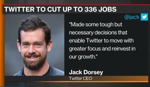 Twitter CEO’s First Tough Call: Laying Off 336 Employees