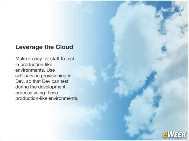 8 - Leverage the Cloud