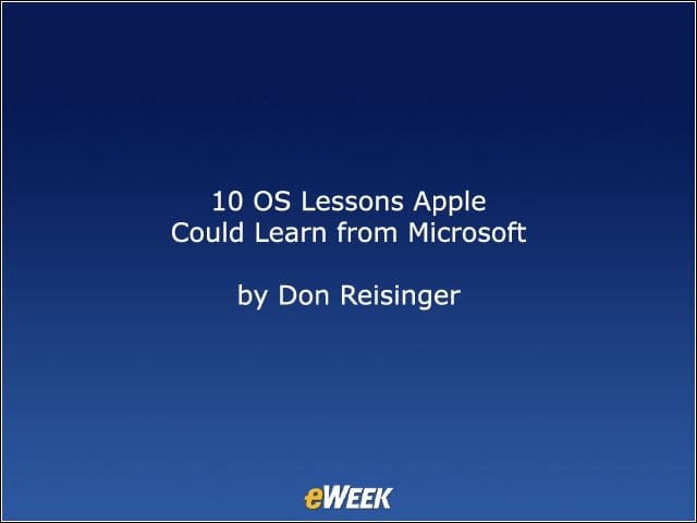 10 OS Lessons Apple Could Learn from Microsoft