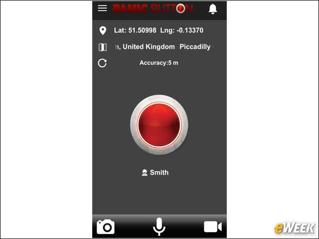 5 - The Red Panic Button App