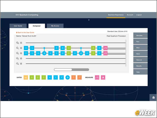 7 - Screen Shot of IBM Quantum Experience