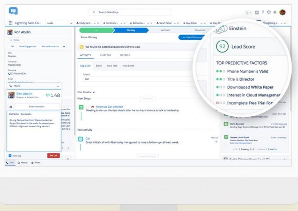 Salesforce Einstein High Velocity Cloud