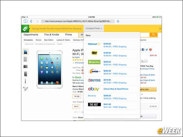 2 - PriceBlink Helps You Comparison Shop