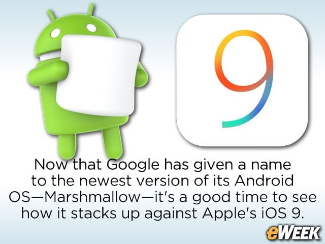 Comparing Android Marshmallow and iOS 9: What Each Has to Offer