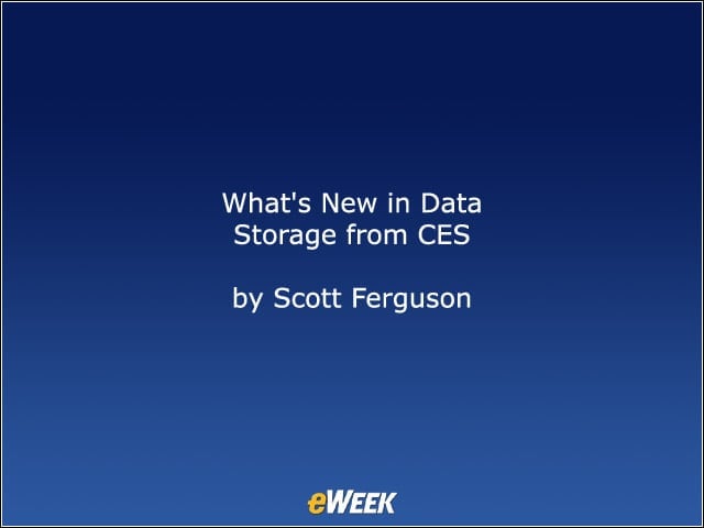 Whats New in Data Storage from CES