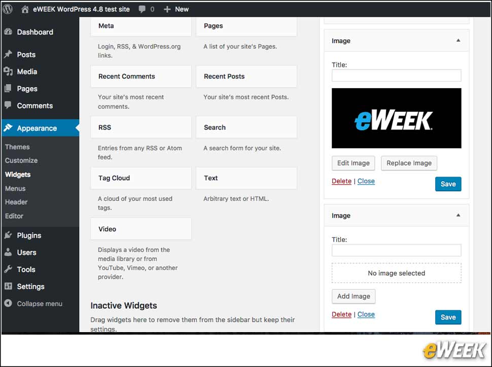 5 - Image Widget Debuts