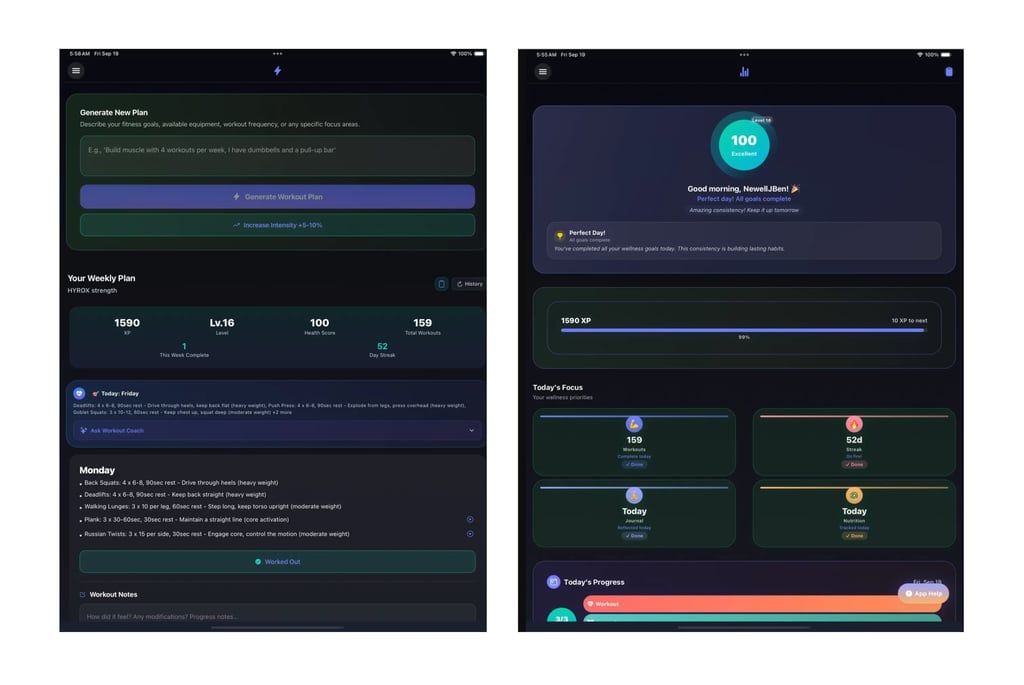 ImprvHealth turns workouts, habits, and daily progress into a personalized health score to keep you accountable and motivated.