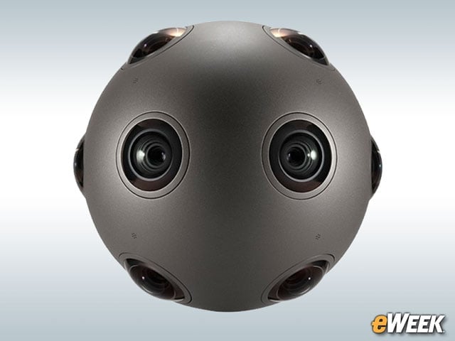 The Camera Records 360-Degree Video