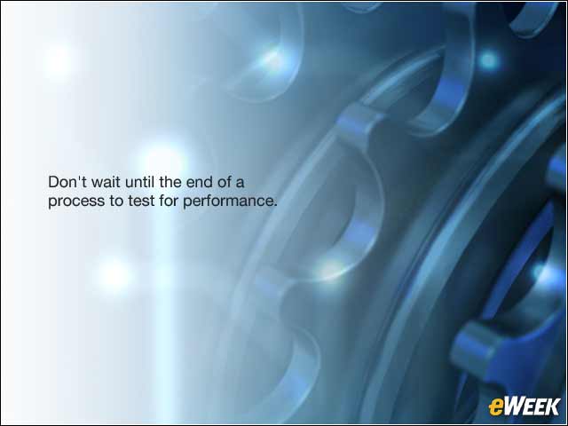 3 - Testing for Problems at the End of the Lifecycle Only