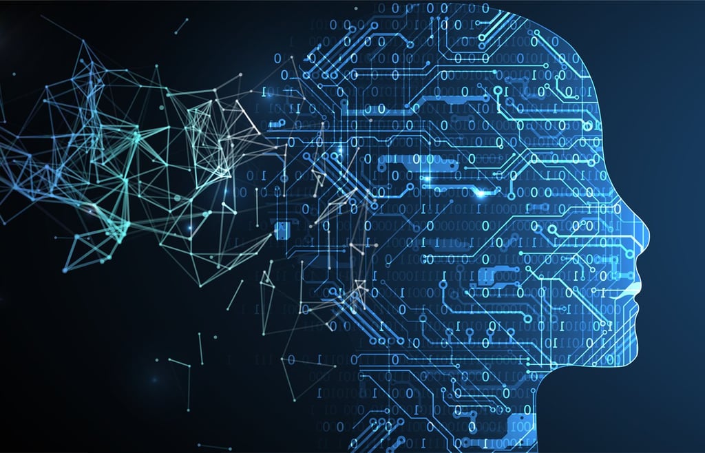 Vector illustration of artificial intelligence concept.