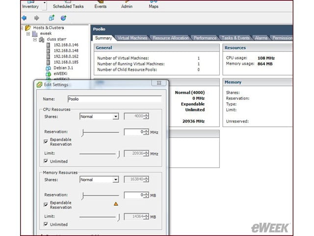 eWEEK Labs Walk-Through: VMwares Virtual Infrastructure 3.0.1
