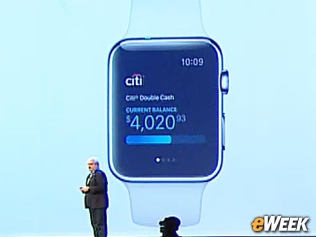 Citi Delivers Apple Watch Banking App