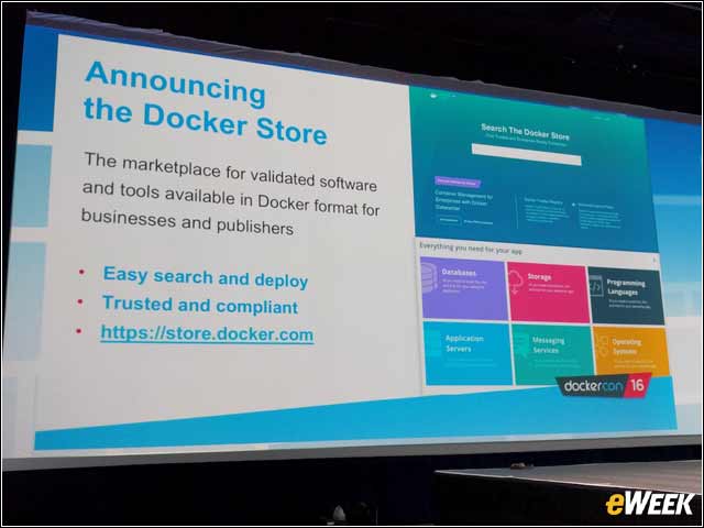 7 - Docker Store Provides a Marketplace for Dockerized Apps